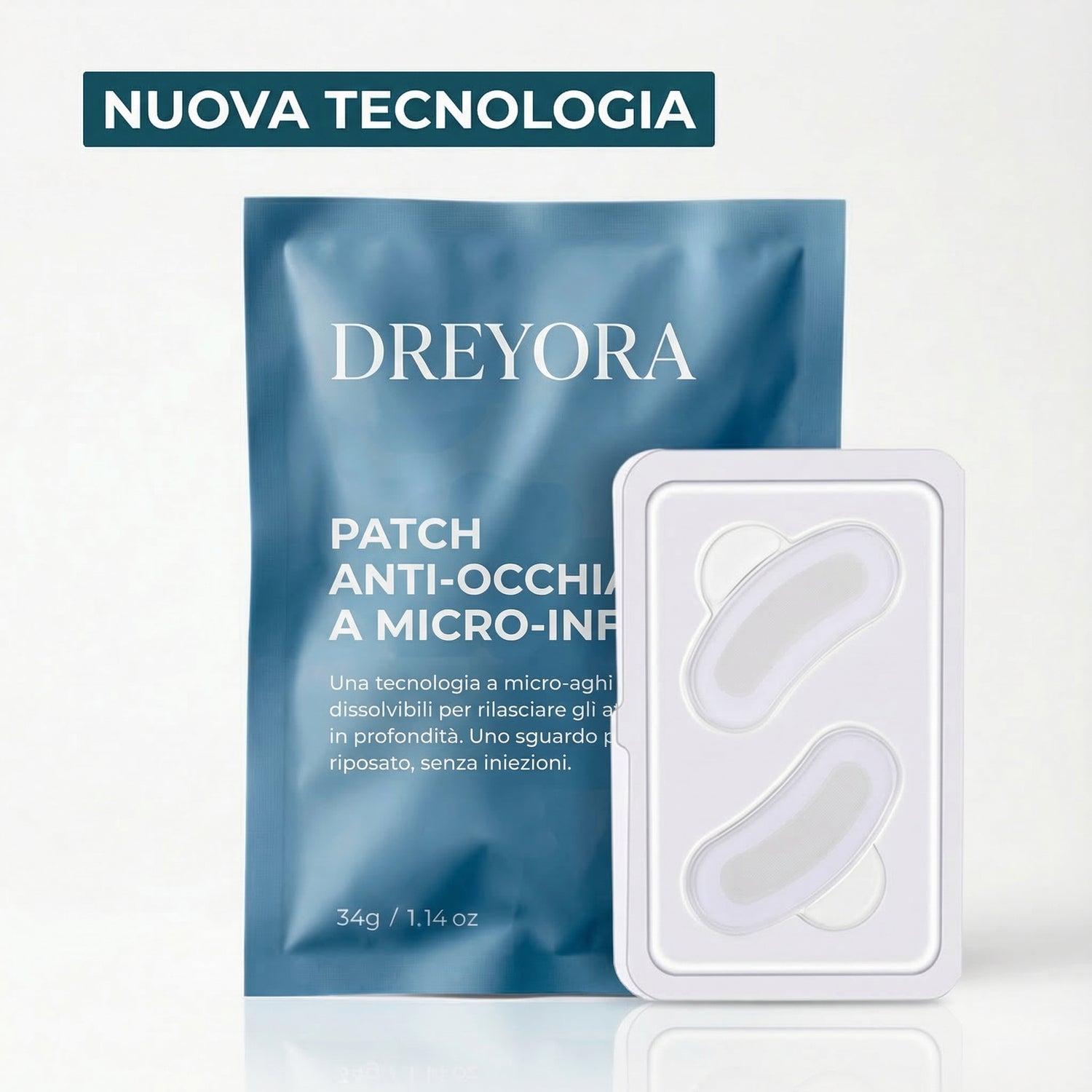 Patch anti-occhiaie a micro-infusione