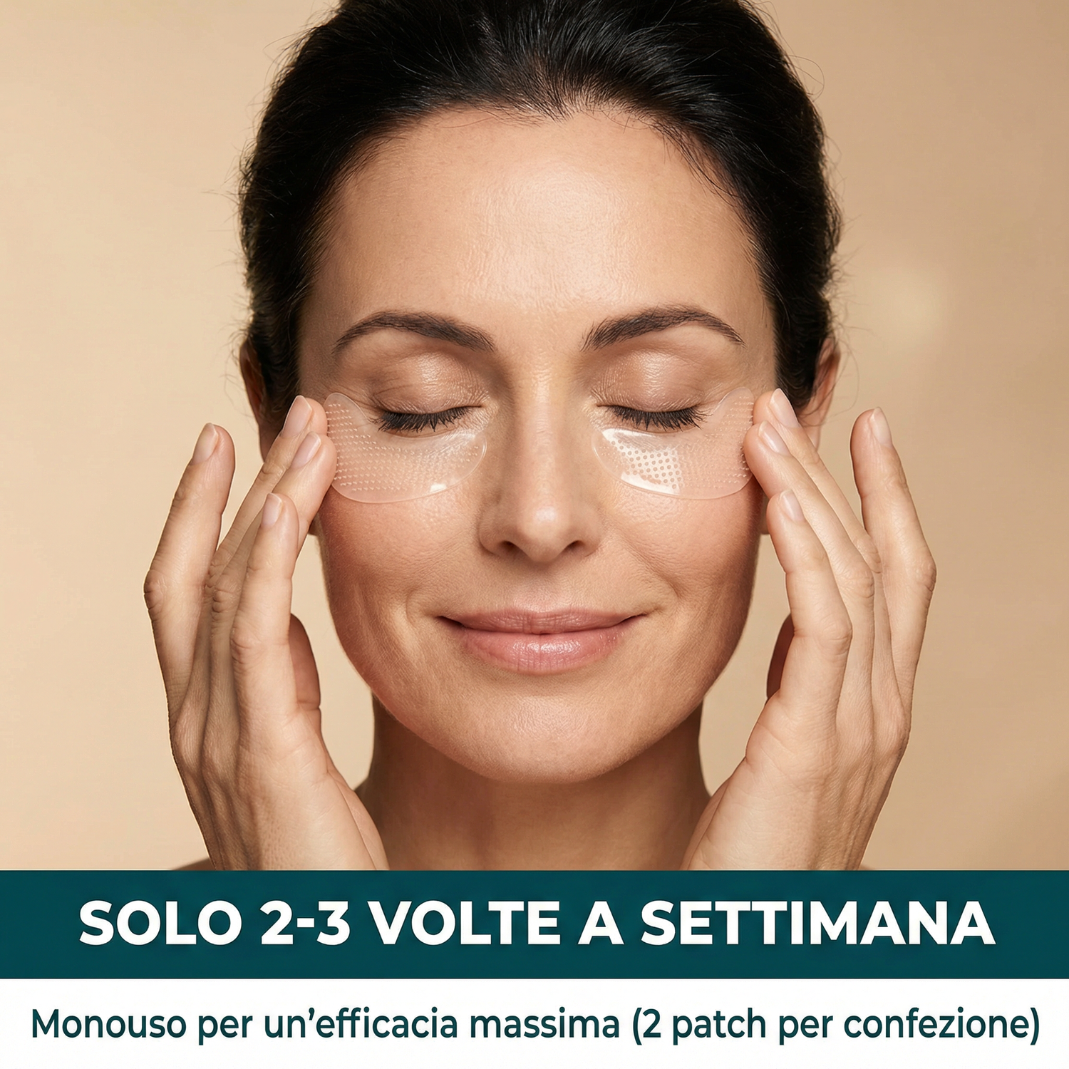 Patch anti-occhiaie a micro-infusione